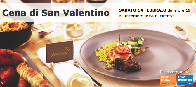 ikea san valentino - tre forchettieri