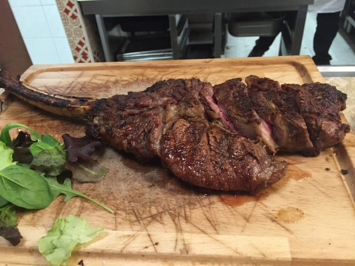 carne tomahawk Tosca Mercato Centrale Firenze - il Forchettiere