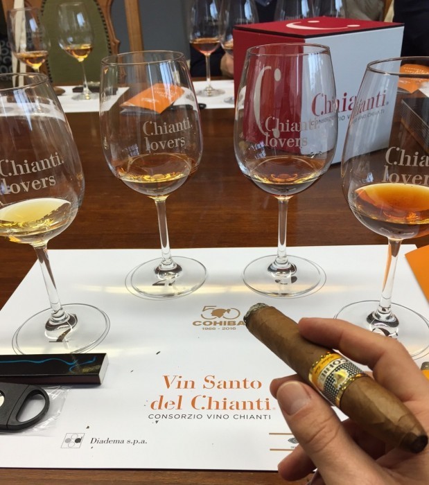 sigari cohiba e vinsanto del Chianti - il Forchettiere