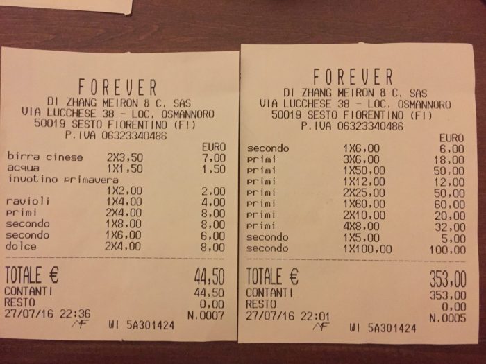 ristorante cinese - il Forchettiere