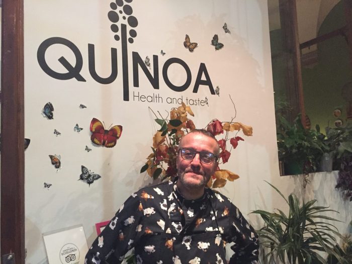 Simone Bernacchioni di Quinoa, il ristorante gluten free a Firenze dall'anima gourmet