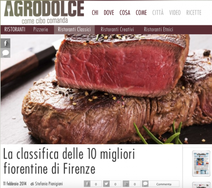 agrodolce classifica bistecche
