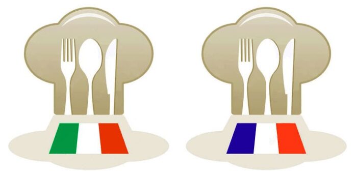 italia vs francia mangiare