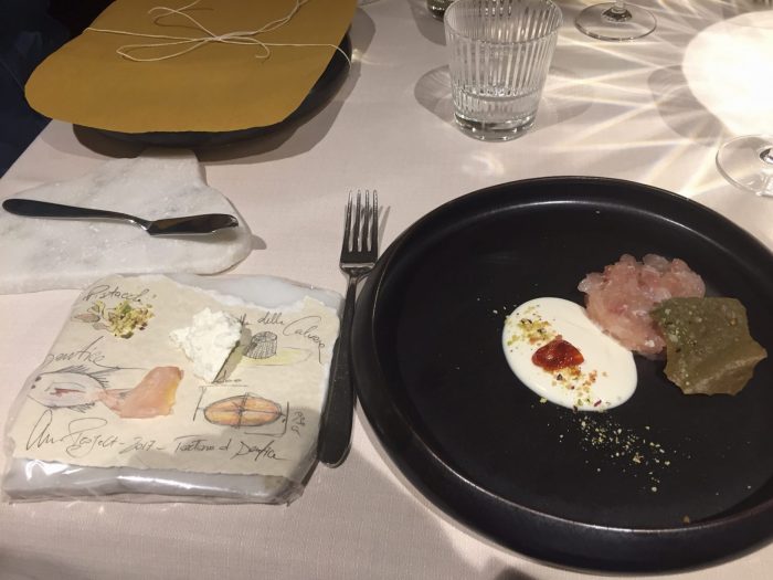Cibo & arte: al Pepe Nero (Prato) gli ispirati piatti-quadri dello chef Mirko Giannoni
