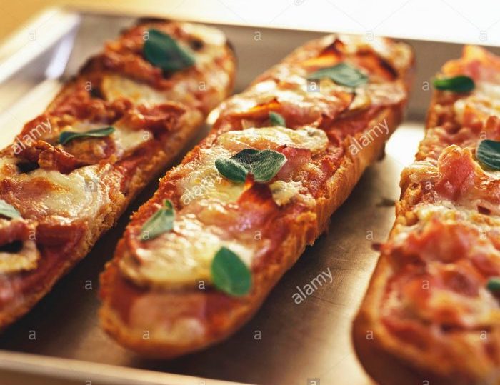 three-pizza-baguettes-AF67GR