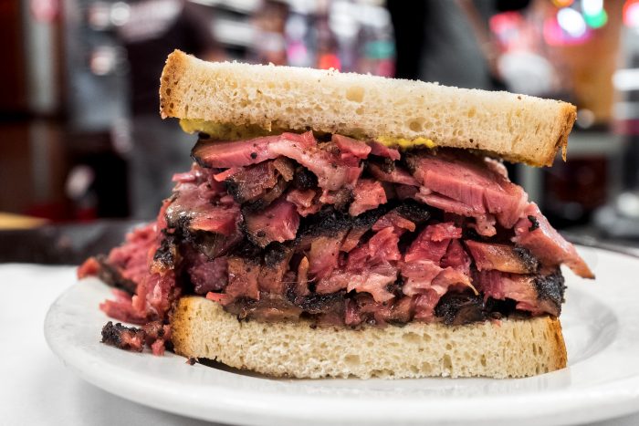 pastrami Katz's Delicatessen new york