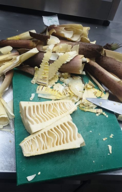 bambù in cucina