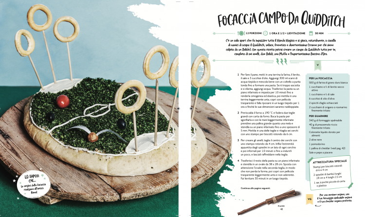 libro di cucina di Harry Potter