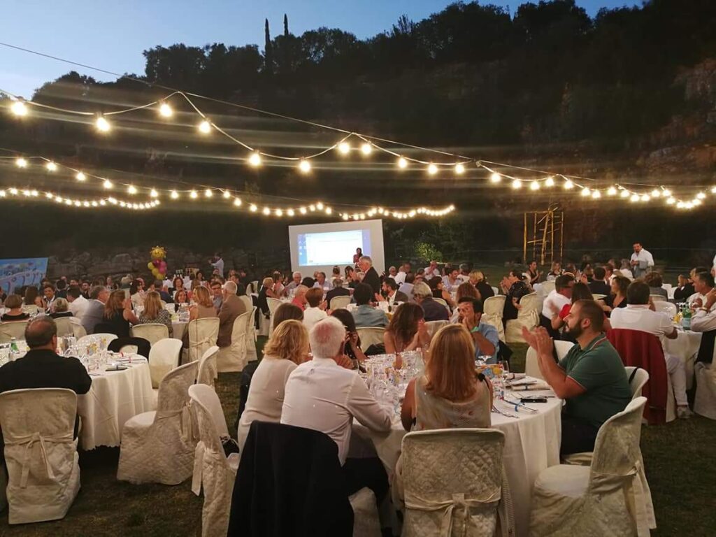 un momento dell'evento Chef in cava in Maremma