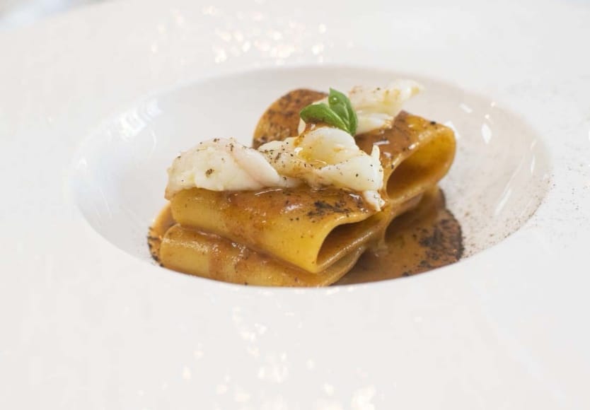 sorpasso a castiglioncello - paccheri chef Savino Troia