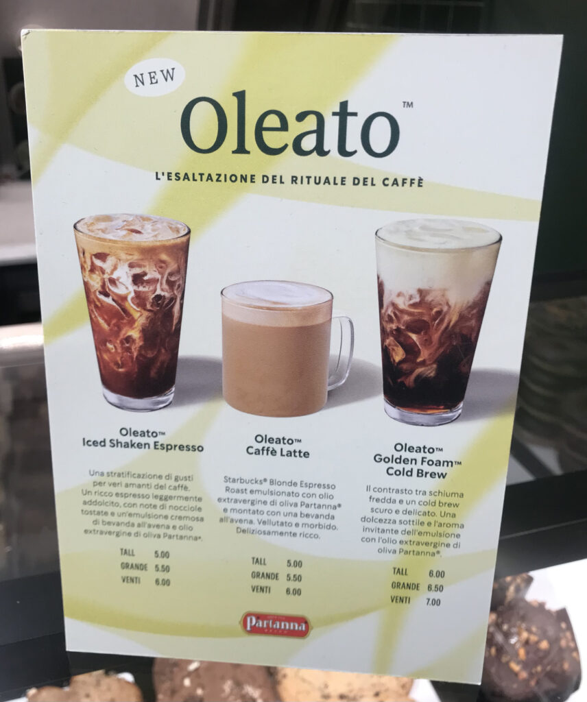 Oleato Starbucks