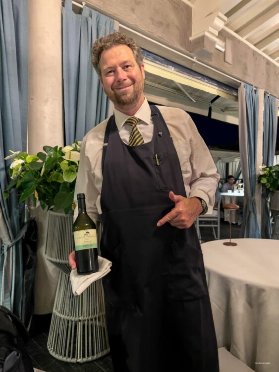 il sommelier francese Robin Gevaert di Franco Mare