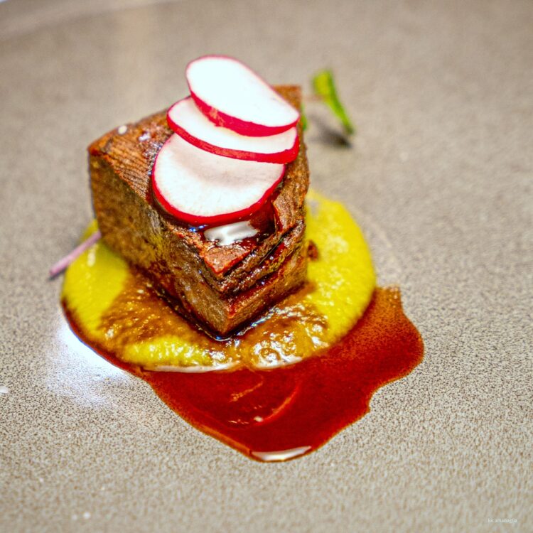 lingua di Jacopo Pereira del Frantoio Restaurant (ph. Luca Managlia)