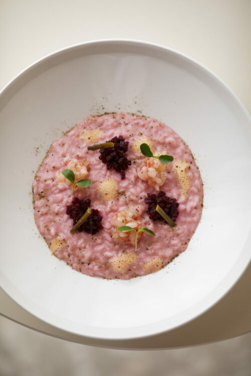 Il risotto del ristorante Scirocco (chef Francesco Ferretti) a Porto Ercole