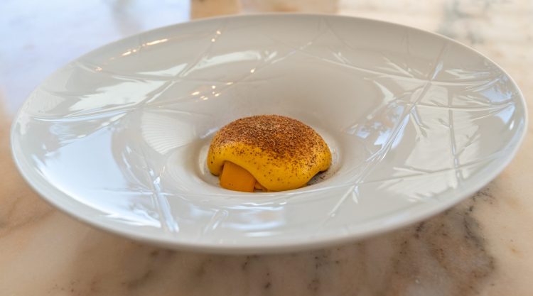 la zucca dello chef Marco Lagrimino (ristorante L'Acciuga - Perugia) ph. Luca Managlia
