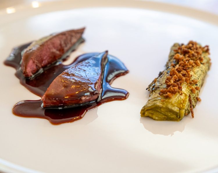 Il piccione dello chef Marco Lagrimino (ristorante L'Acciuga - Perugia)