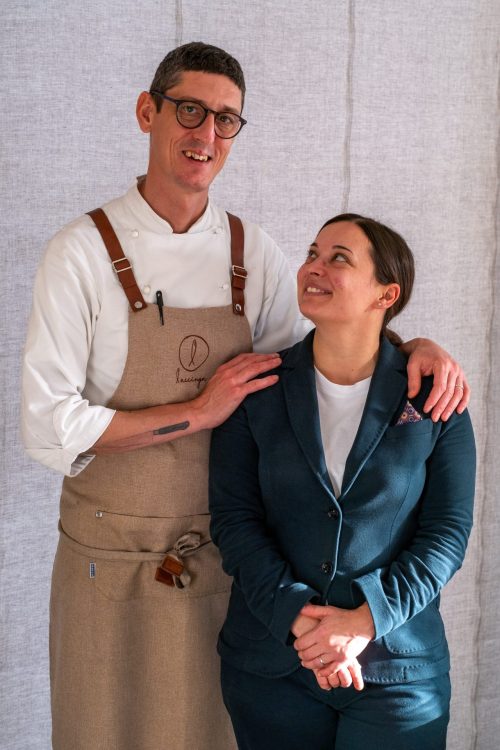 lo chef Marco Lagrimino e Nadia Moller (ph. Luca Managlia)