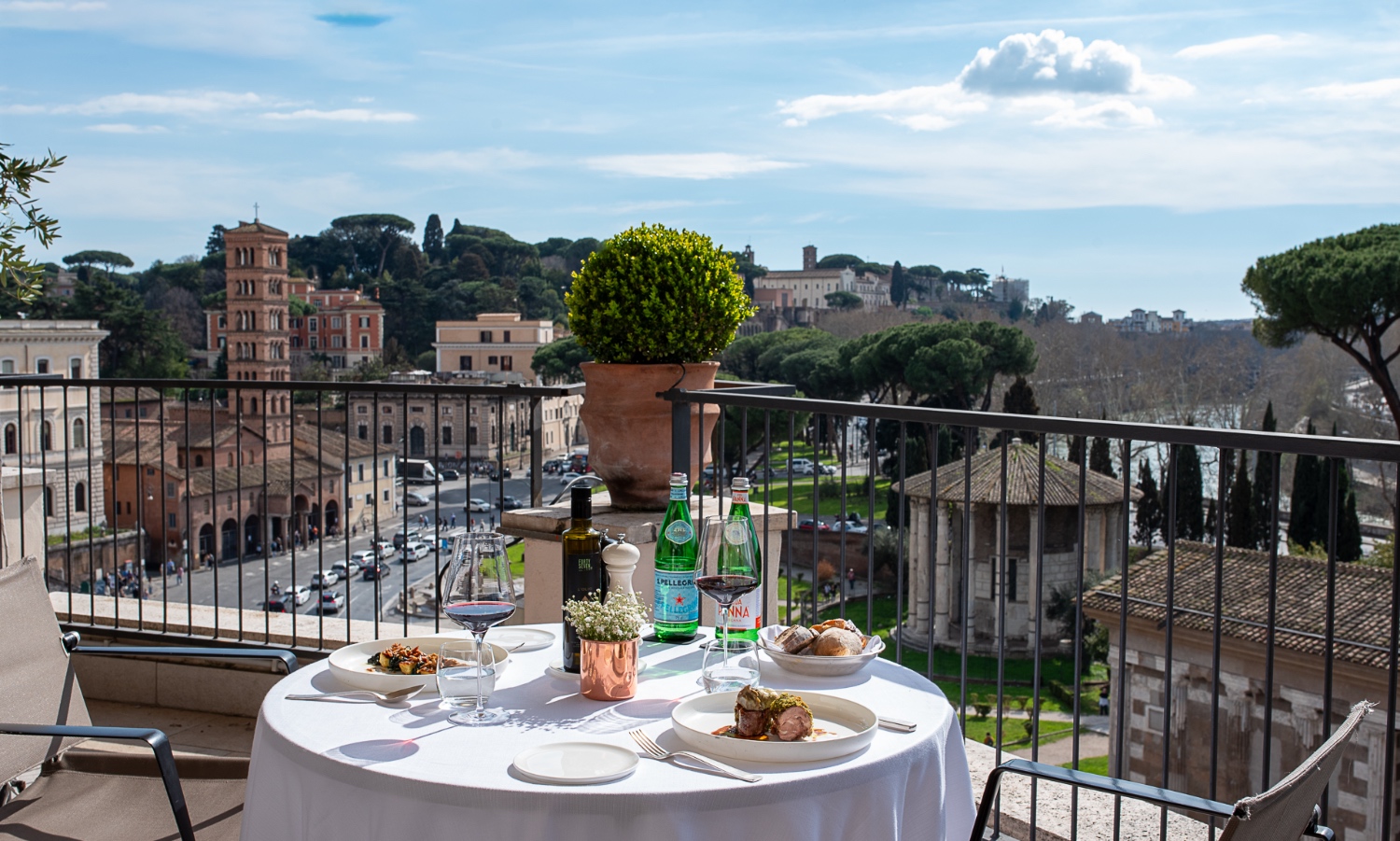 Mangiare all'aperto Roma