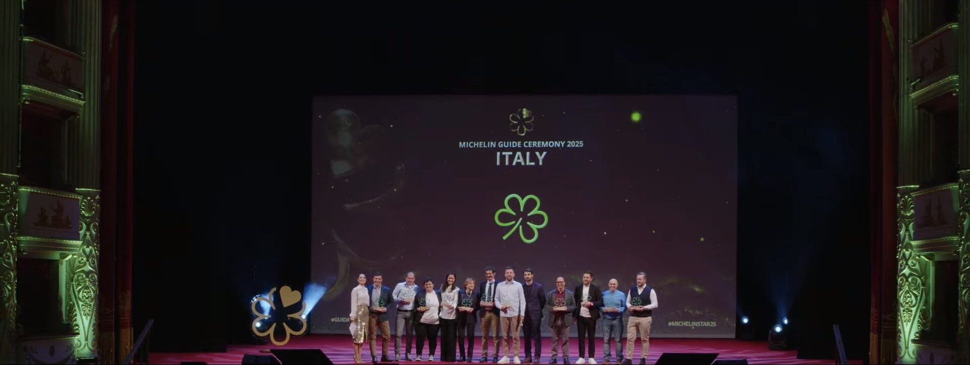 I premiati con la Stella Verde