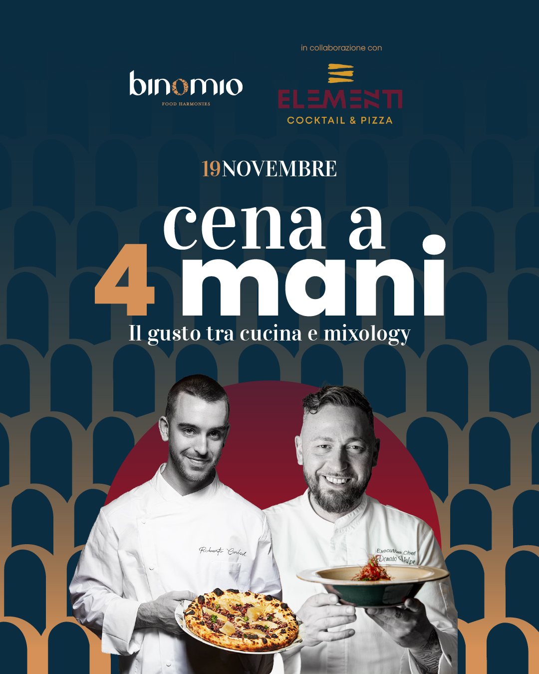 Binomio incontra Elementi: pizza e cucina d'autore si danno appuntamento a Firenze.